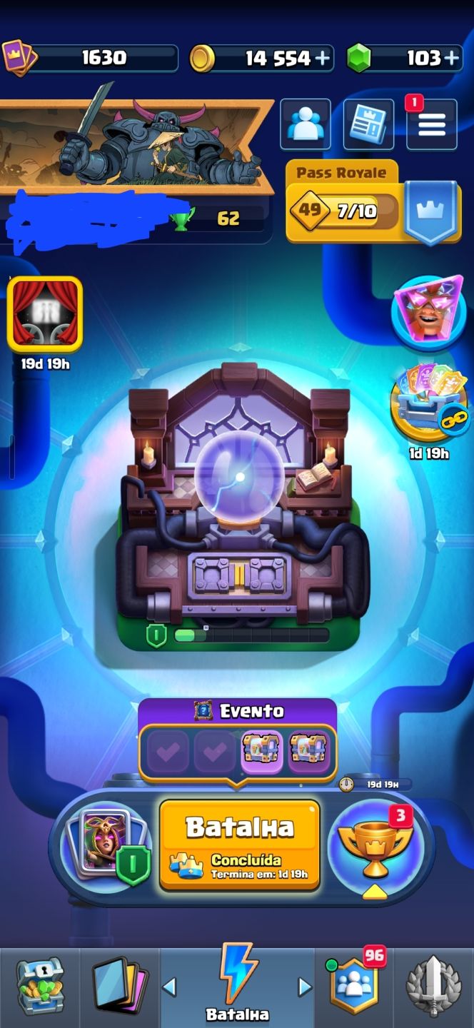 Conta de clash com 14k