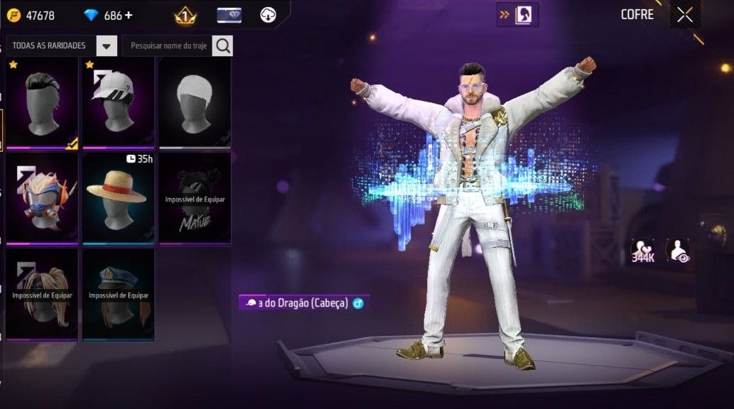 CONTA FREE FIRE LVL 15 MESTRE BR| TUNG TUNG|HYPE VISU|CAMISA FLUXO E 686 DIMAS