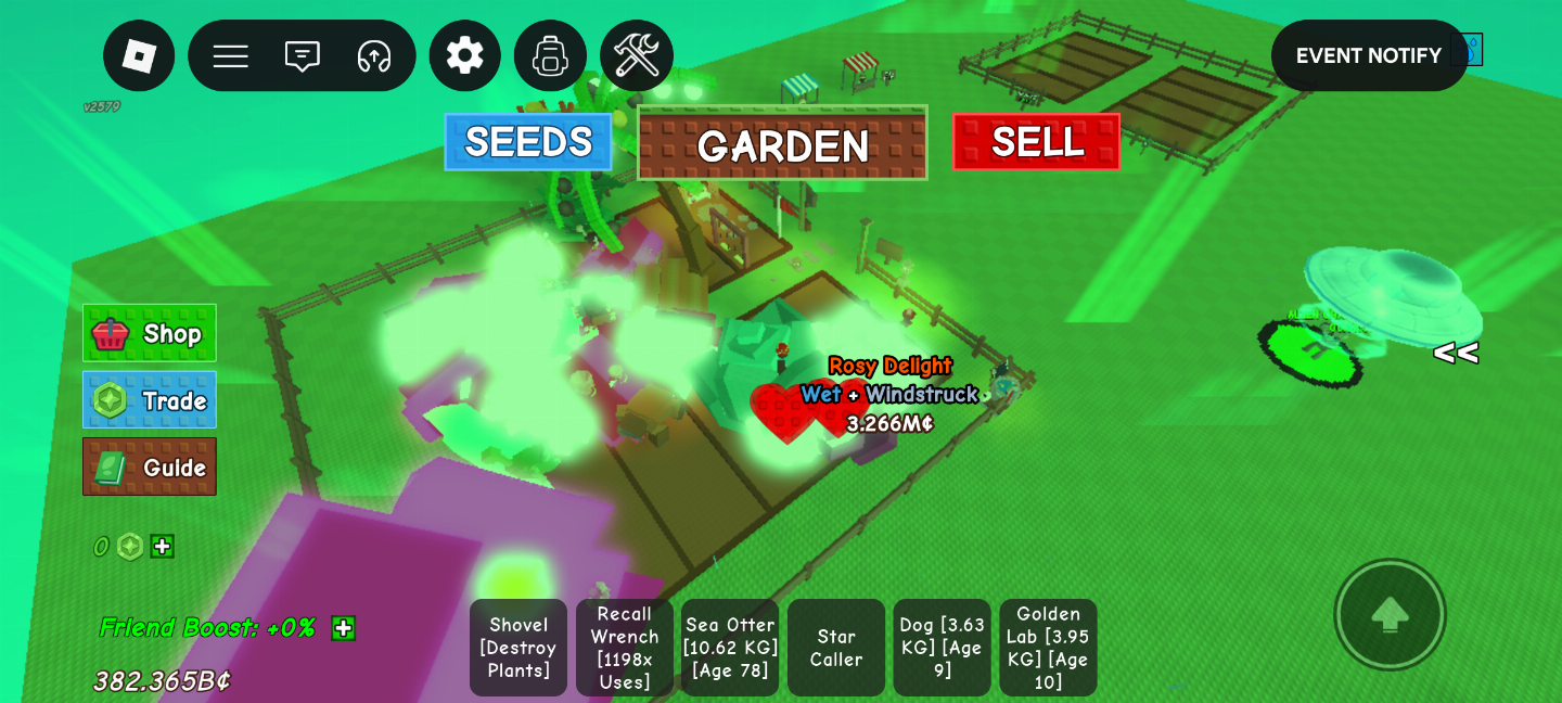 Conta Roblox - Grow a Garden e Blox Fruits