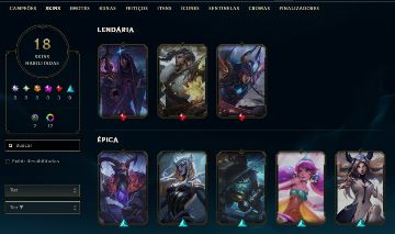 Conta dima4 75%winrate com lendária do Yasuo yone e jhin