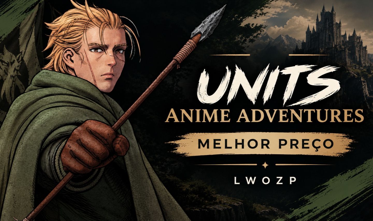 UNITS NO MELHOR PREÇO - RETORNO DO ANIME ADVENTURES
