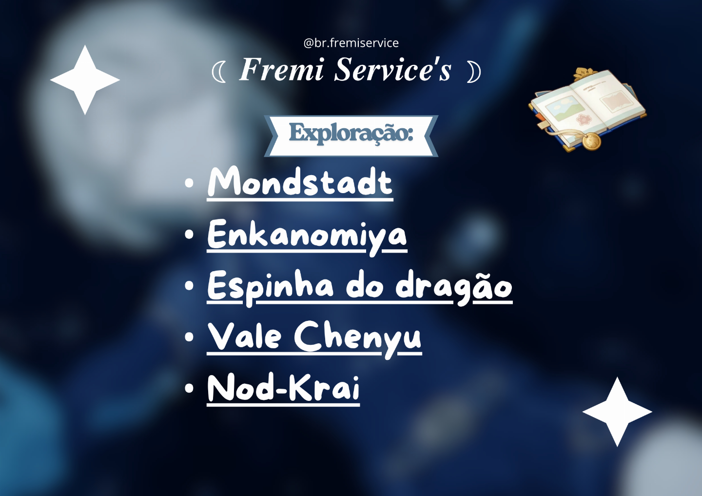 (Fremi Services) Serviços de Genshin Impact