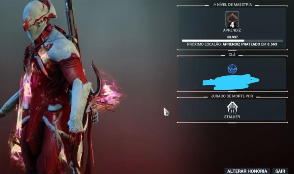 CONTA WARFRAME INICIANTE MR 4 COM SYADANA IGARO E SERRATION LEVEL MAXIMO