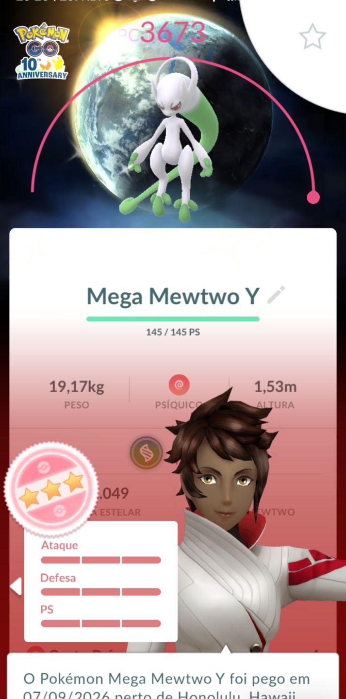 Contas PTC com Mewtwo Planeta Terra Shundu