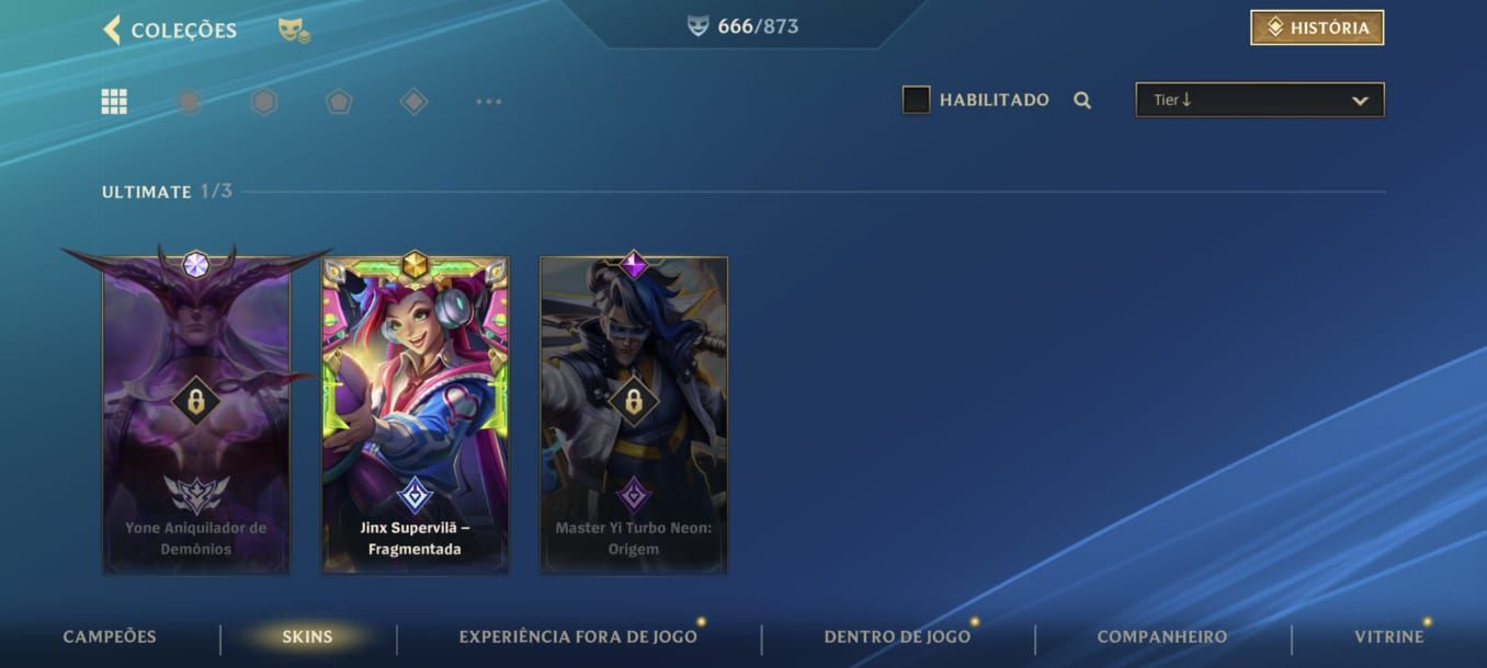 Conta wild rift, maior elo monarca, top ranking varios adcs, 108k de coleção