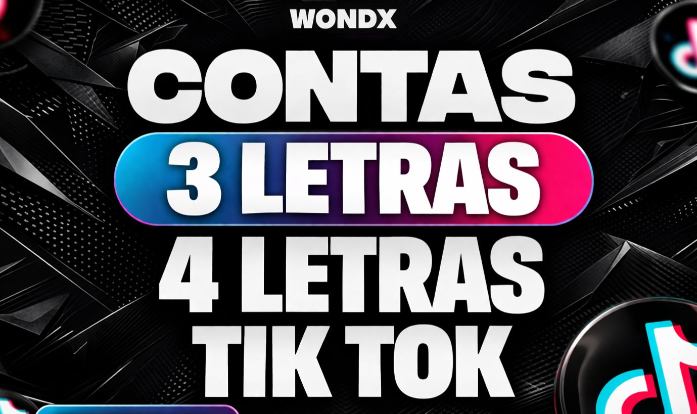 CONTAS TIKTOK 3 LETRAS 3L 4L - CONTAS RARAS TIKTOK 3L 4L (VOCÊ ESCOLHE)