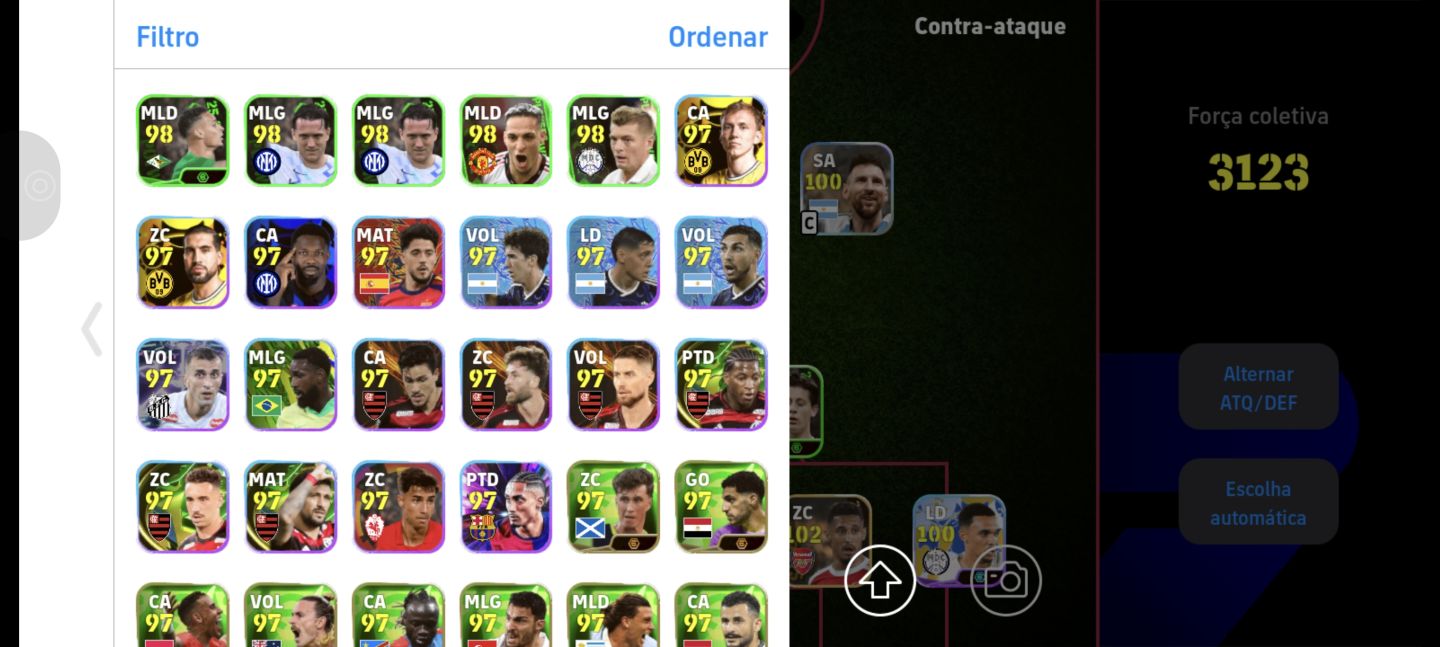 Conta Efootball com Cartas Especiais!! chama!!