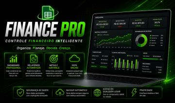 FINANCE PRO 1.0 | PLANILHA DE CONTROLE FINANCEIRO