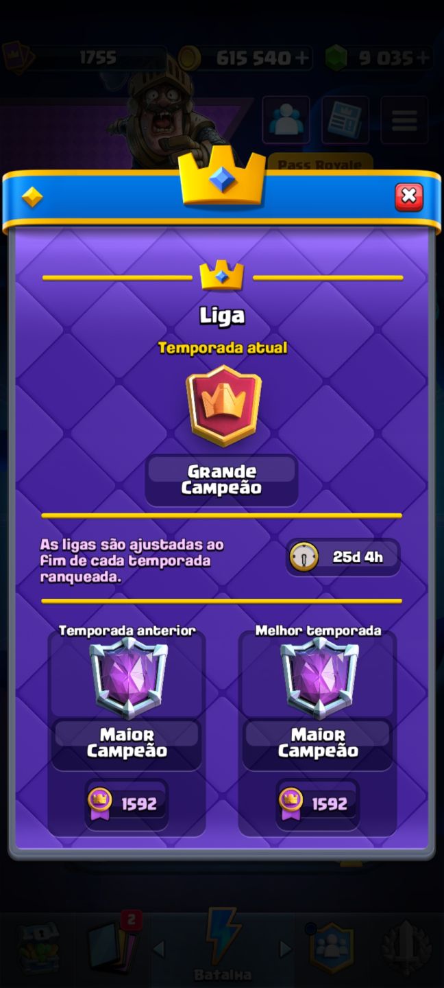 Conta clash royale