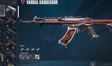 CONTA VALORANT COM ALGUMAS SKIN OURO 3