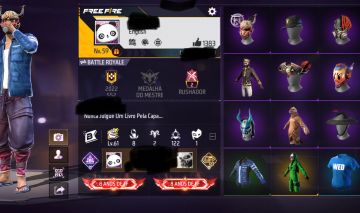 Conta de Freefire com os Primeiros passe e beta