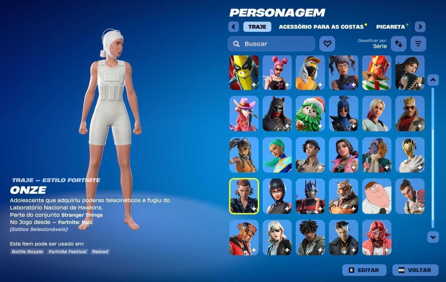 39 SKINS | VALERIA | ERA | OPTIMUS PRIME | J BALVIN | BRUXA SURFISTA | FULL ACES
