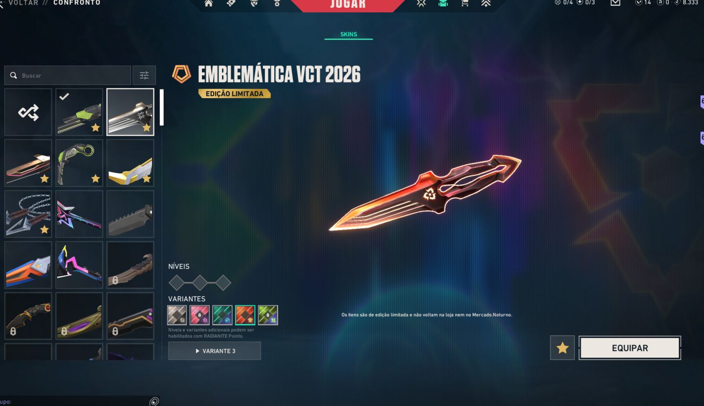 CONTA VALORANT LVL 79 | 8 VANDALS + 6 PHANTOMS + KATANA RGX + KURONAMi 5 PASSES