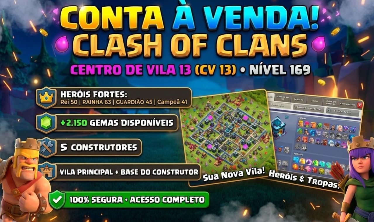 CONTA CLASH OF CLANS CV13