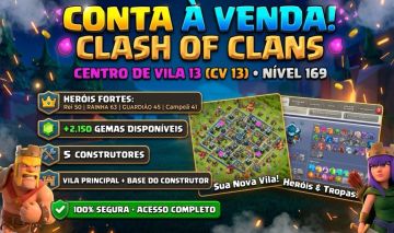 CONTA CLASH OF CLANS CV13