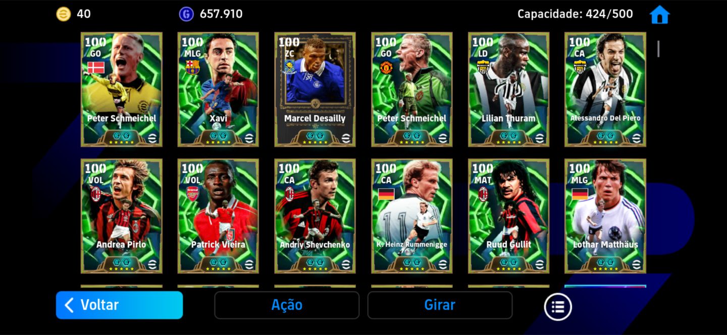 Conta Efootball 3320+/full meta/valor abaixo,pra logo