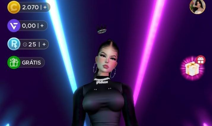 Conta IMVU feminina