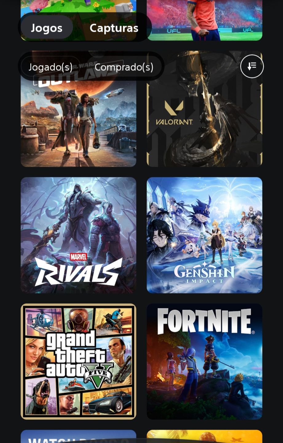 Conta PSN - Jogos PS5 Digitais