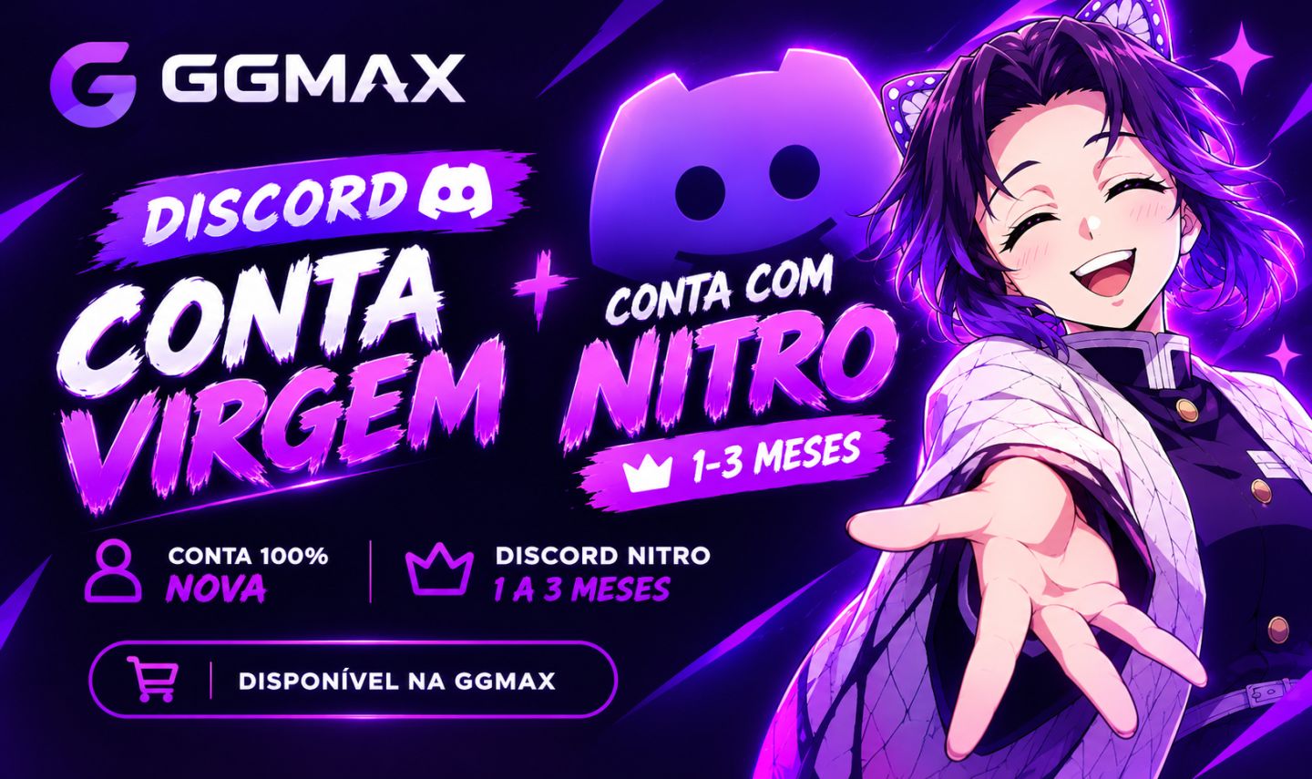 CONTAS DISCORD COM NITRO OU SEM e Virgem +30 dias