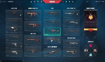CONTA VALORANT, VARIAS SKINS, LEVEL 28