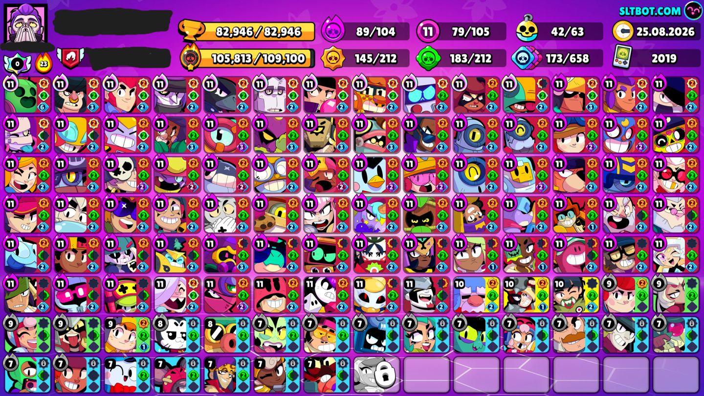 Conta Brawl star 2019 todos campeões quase full.