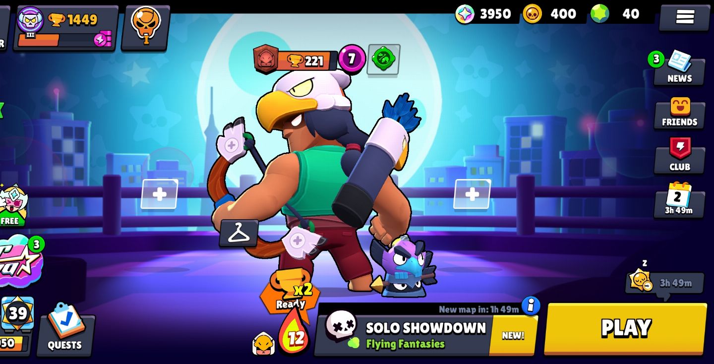 CONTA BRAWL STARS 1470 TROFÉUS | 16 BRAWLERS | EDGAR EVO | NITA EVO