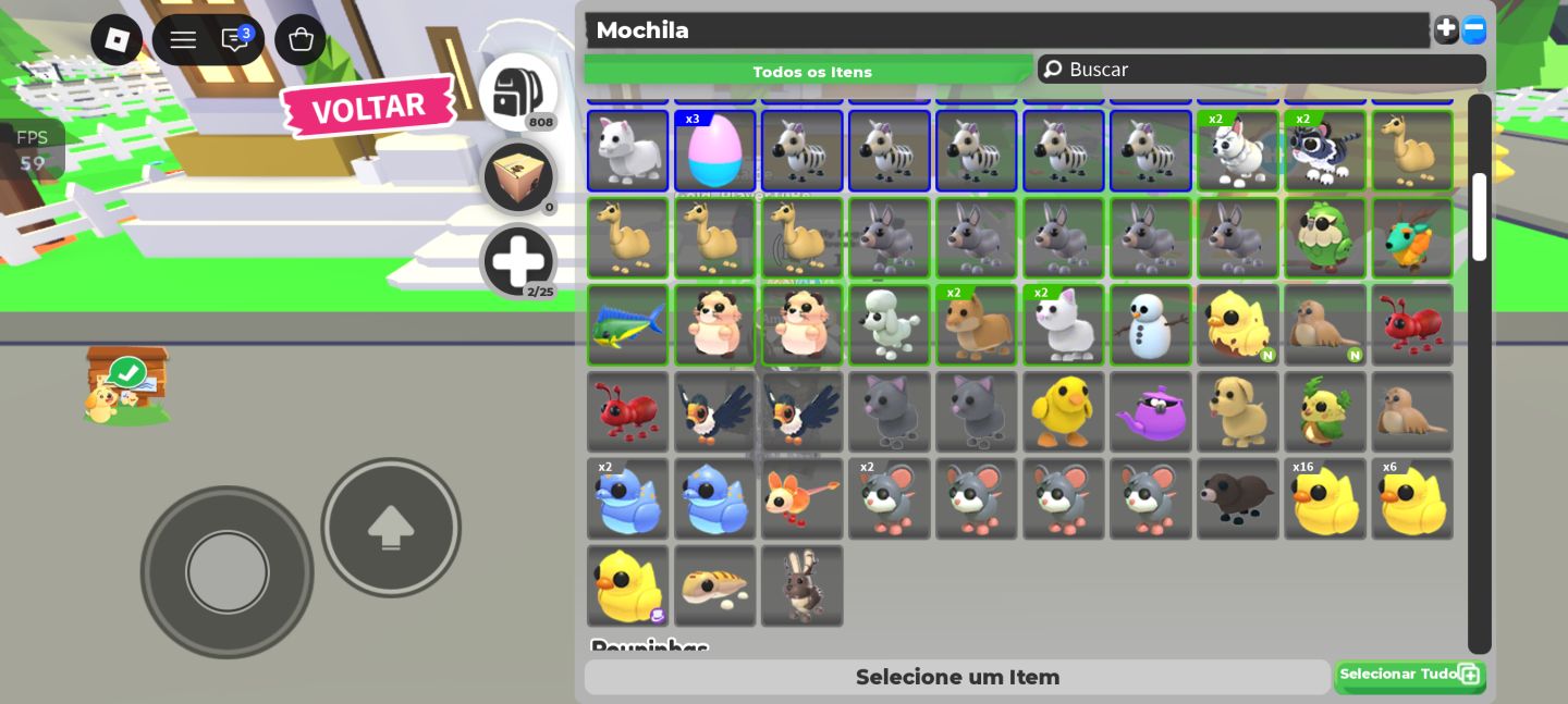 CONTA ROBLOX - Adopt me+ ITENS RAROS