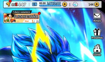 Conta end game lv447 com o novo Goku kaioken