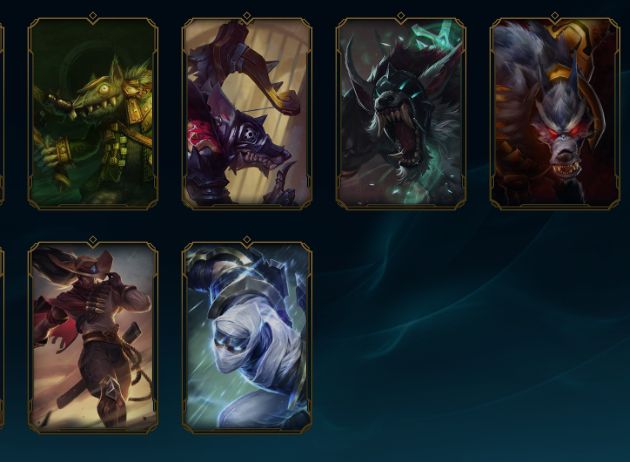 Conta esmeralda/Gold - +30 - 10 / 75 skins selecionadas e varias nos espolios