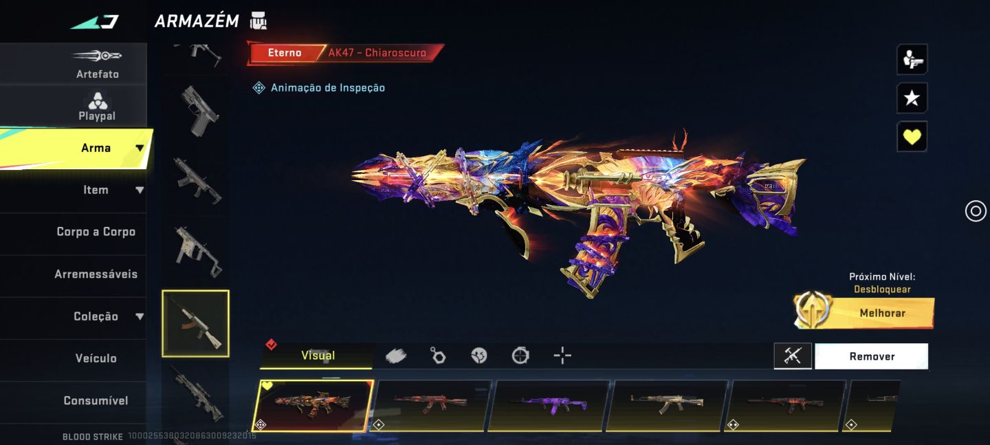 Vende-se conta Blood strike, Varias skins eterna confira na descrição