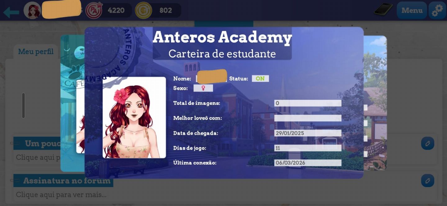 Conta Amor Doce | 5K+PAs e 1723 Golds