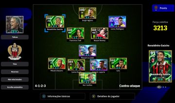 CONTA EFOOTBALL XBOX/PC FORÇA 3213 | RONALDINHO, AGÜERO, CASILLAS, ACESSO TOTAL