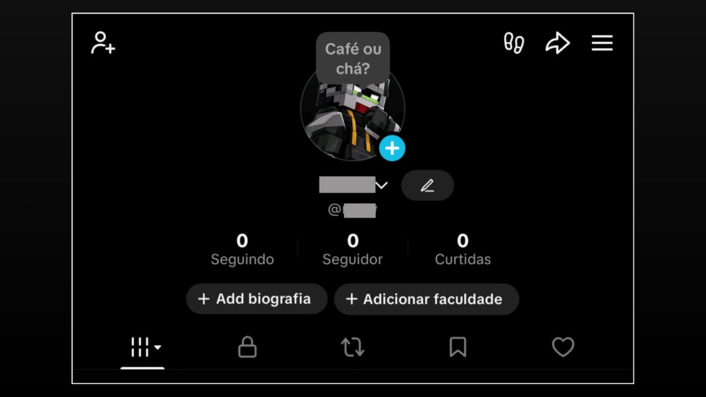CONTA DE MINECRAFT, (14) BRINDES, + CONTA TIKTOK COM MESMO NICK DO MINE (4C)