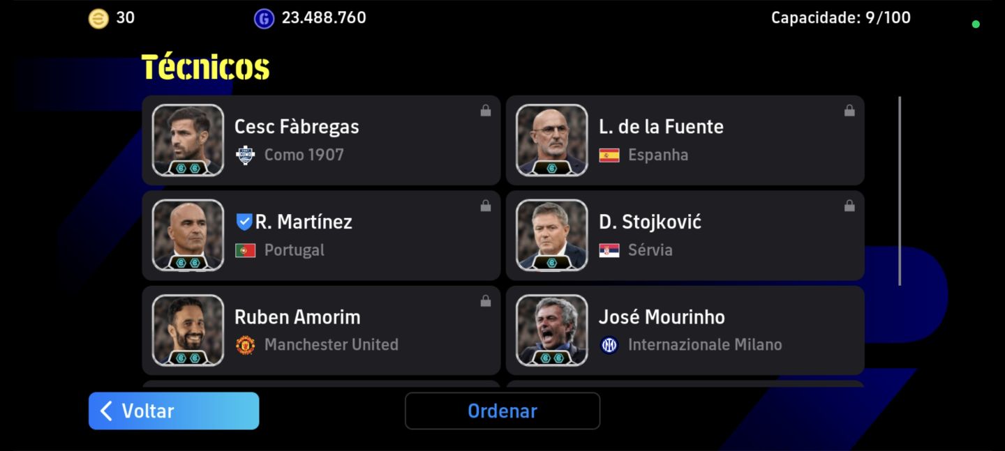 Conta efootebol muito boa com Messi blitz culler