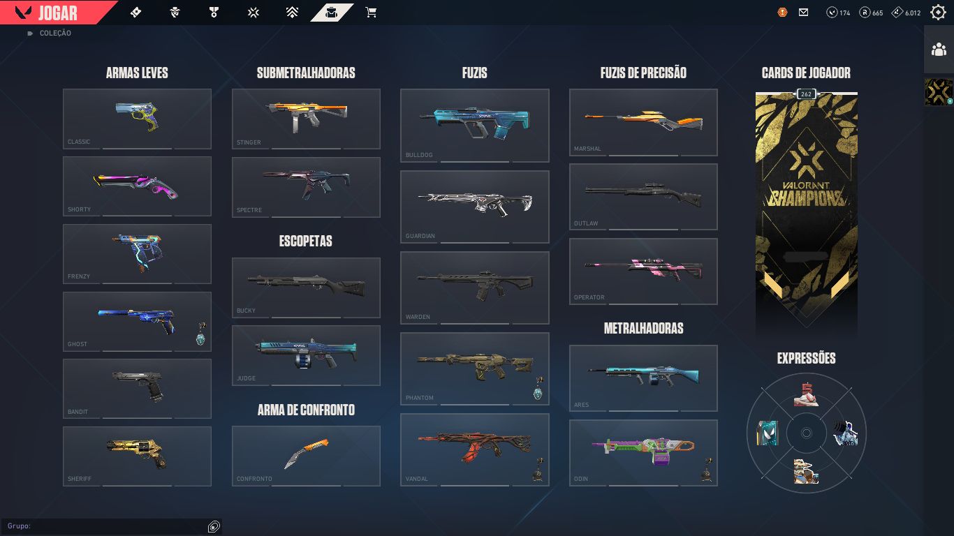 Conta valorant full acesso com skins
