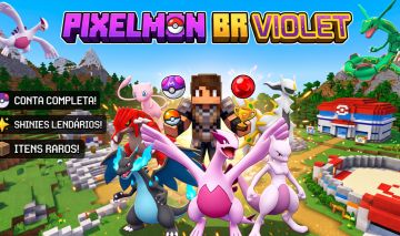 CONTA NO PIXELMON BRASIL COM VARIOS LENDARIOS E HA + MONEY