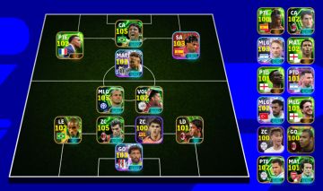 CONTA EFOOTBALL. Bebeto 105 e Maldini 105. Vózinha 104