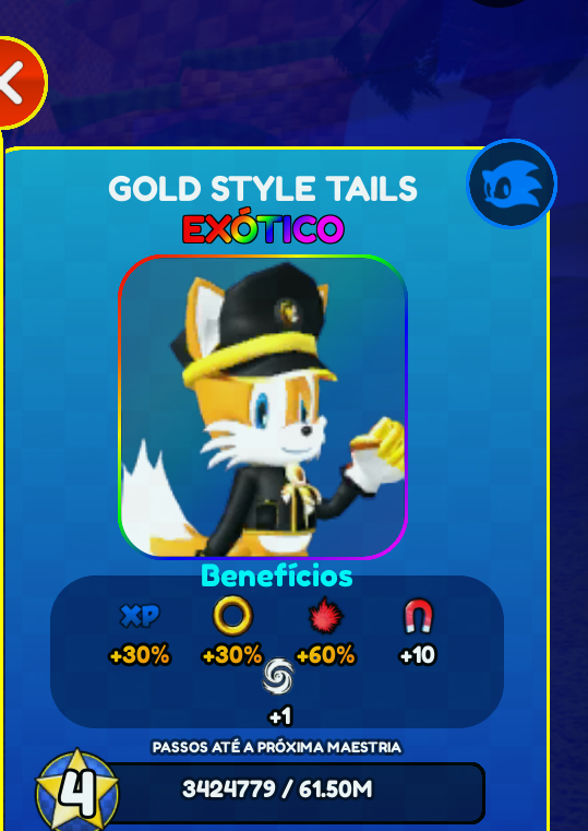 Sonic speed simulador personagem limitados!