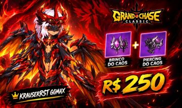 TODOS OS PERSSONAGENS COM BRINCO + PIERING DO CAOS- 4 CLASS- 4 SKILL-DESPERTAR++
