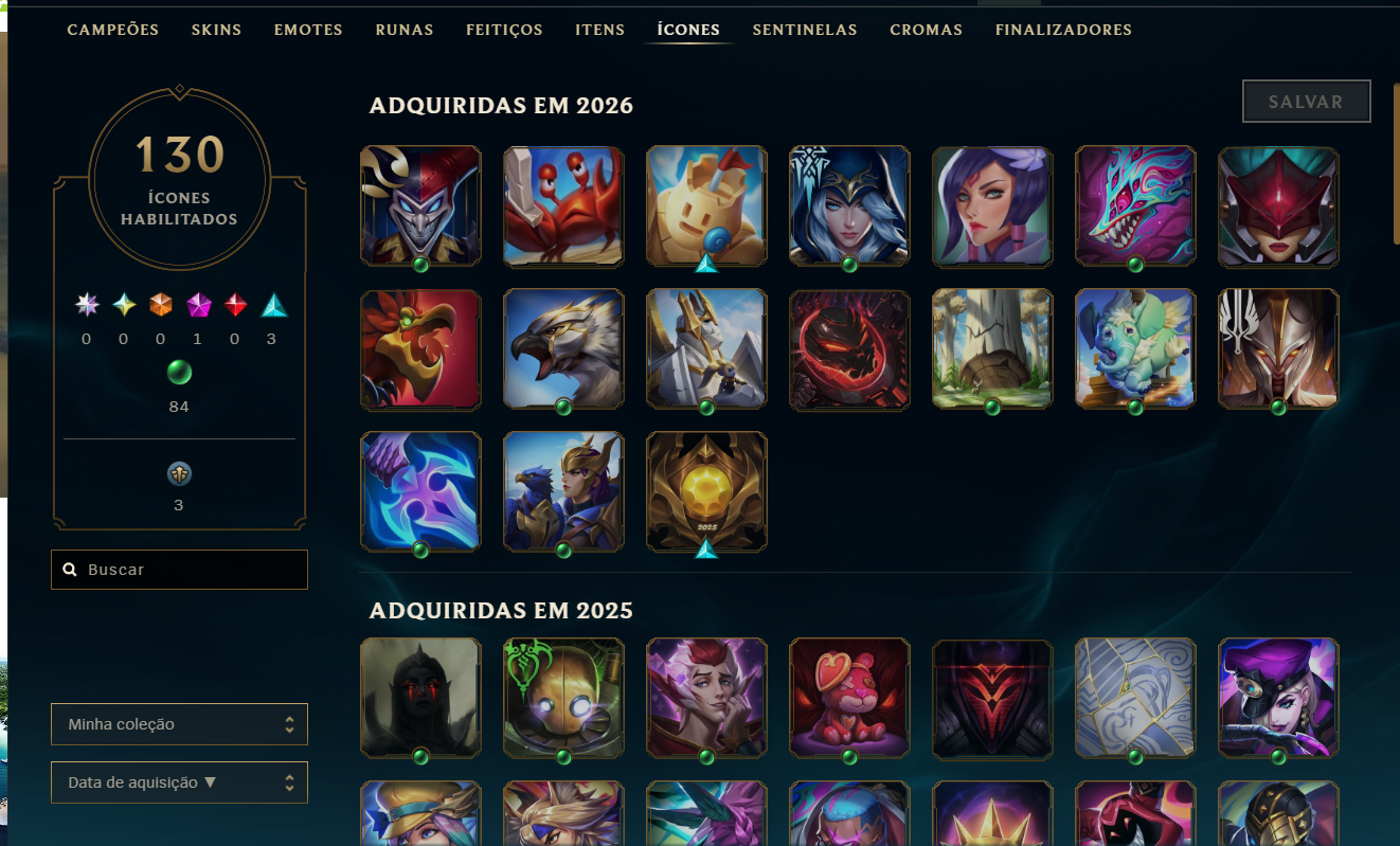 CONTA LOL LVL 163 | 77 SKINS (12 LENDÁRIAS) | MONO TAHM KENCH | HONRA 5