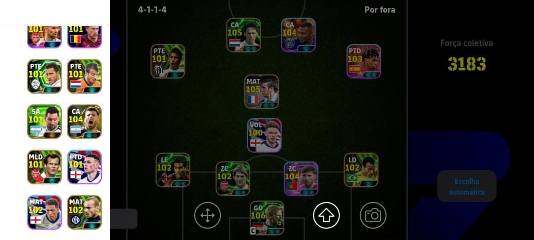 CONTA DE EFOOTBOL TOP