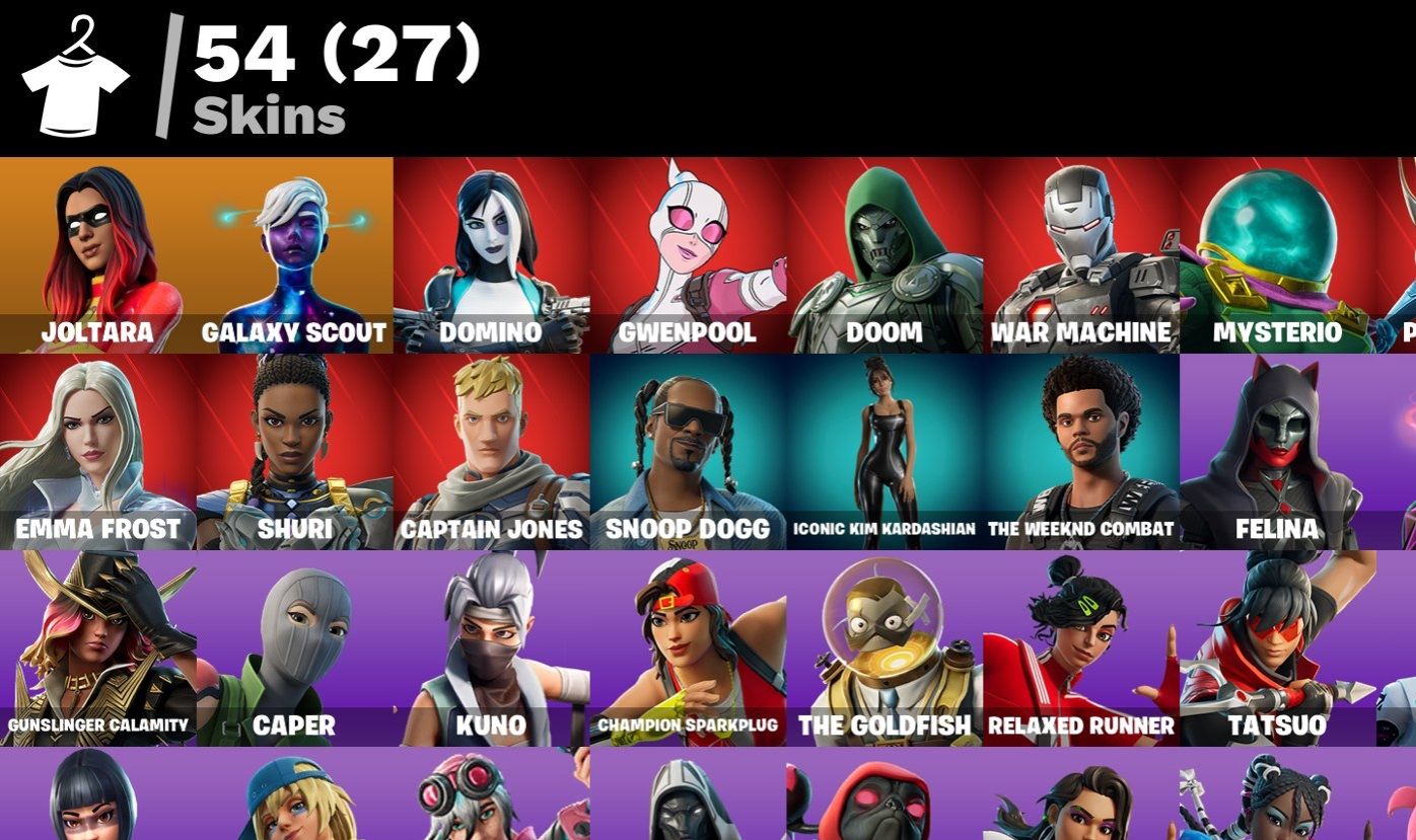 Conta fortnite olhas as fotos e descriçõo!
