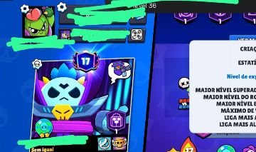 Conta brawl stars TODOS os brawlers +55k trofeus criada em 2019
