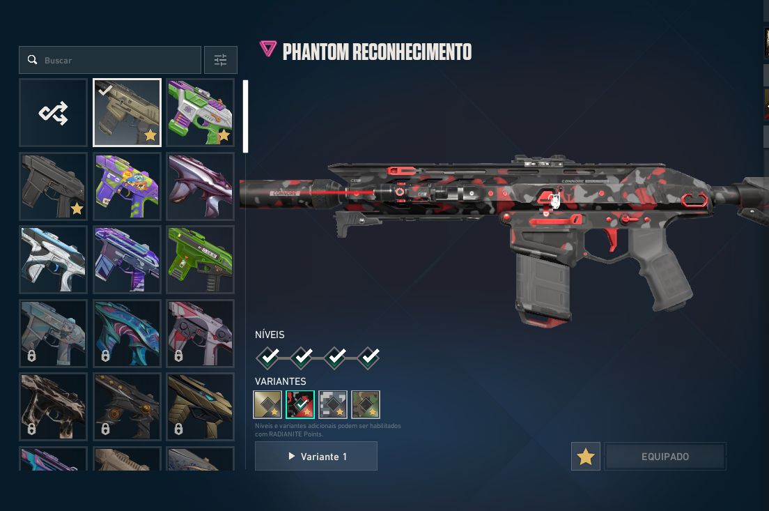 VALORANT | SKINS VARIADAS | PRONTA PARA JOGAR