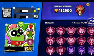 CONTA BRAWL STARS FULL 132K TROFÉUS