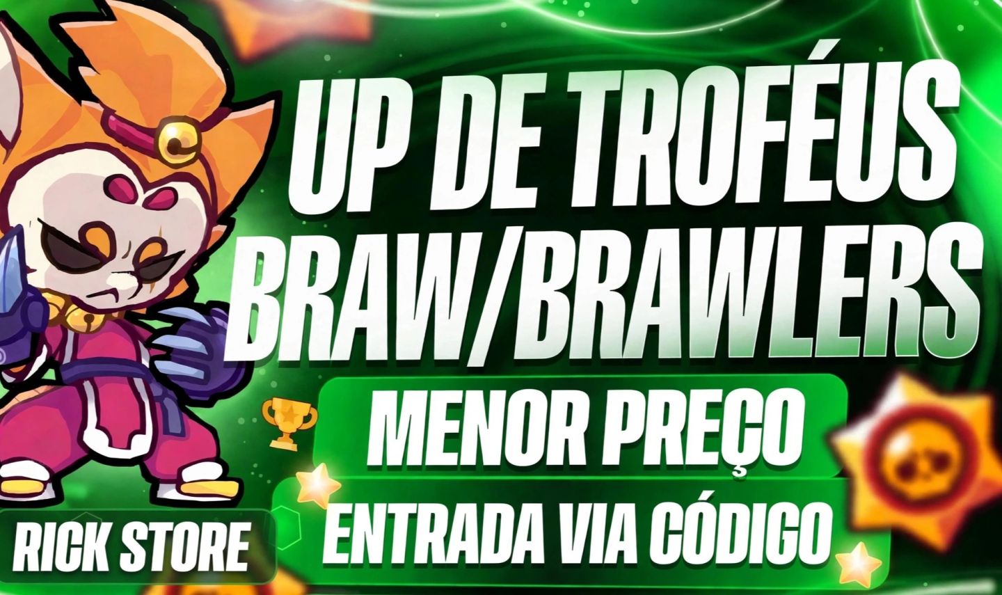 UP DE TROFÉUS BRAW STARS/BRAWLERS!