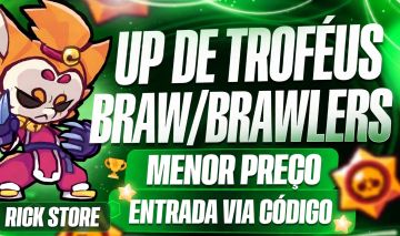 UP DE TROFÉUS BRAW STARS/BRAWLERS!