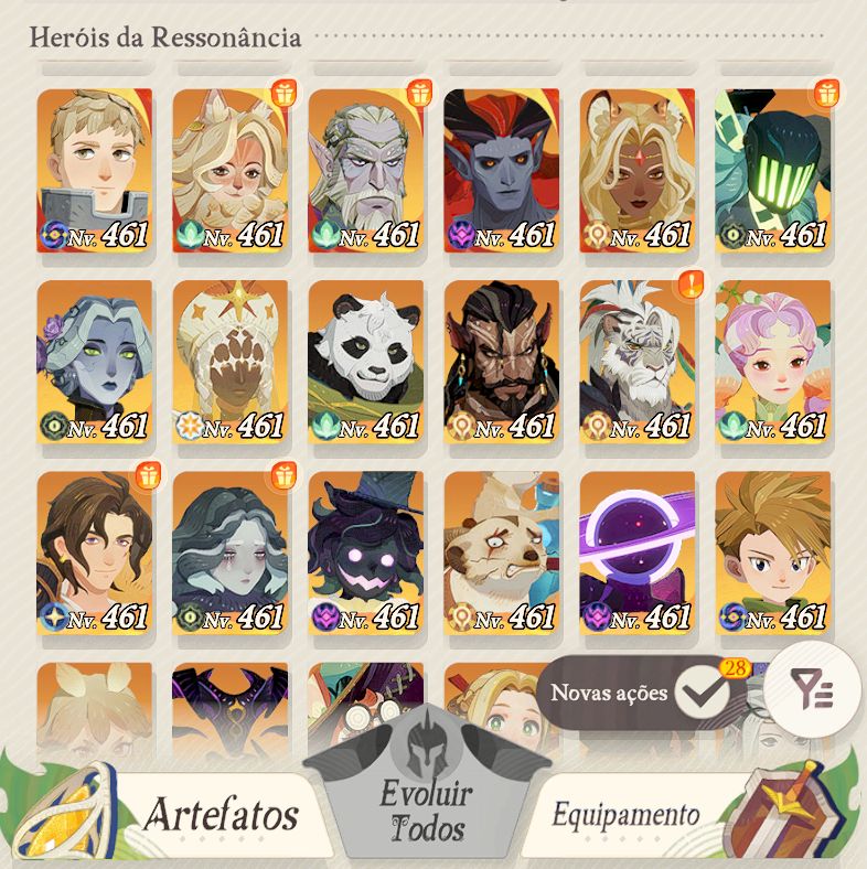Conta AFK Journey - Global Server
