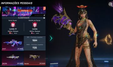 Conta de Blood strike com 8 eternos e 2 evoluídas