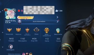 Conta de hok antiga com várias skins 333 skins lindas
